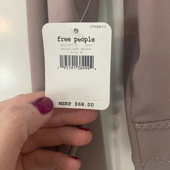 NWT Free People Movement Very Prairie Layer Crop Top💕 - Picture 4 of 7